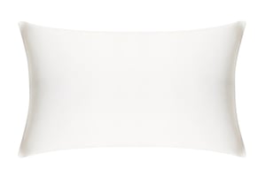 Ivory Pure Silk Pillowcase - Super King / Without
