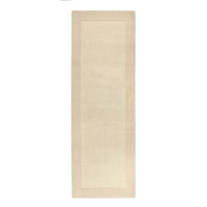 Borders Wool Runner Natural - 67x200cm