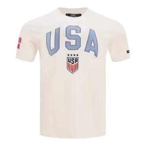 Unisex Pro Standard USWNT Varsity Blues Cream Tee / 2X