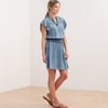 Ava Dress - Blue Acid Wash