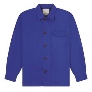USKEES 3003 Buttoned Workshirt Ultra Blue