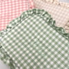Gingham Ruffle Wash Bag for Children - Blue