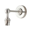 Mini elbow wall fitting in chrome