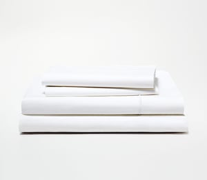 Percale Sheet Set - Full / Essential White