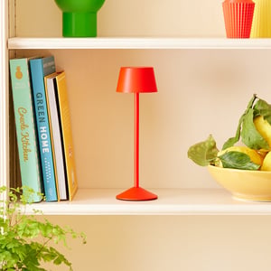 Wee Scoon rechargeable table lamp in firecracker