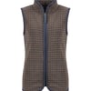 Weird Fish Giselle Printed Microfleece Gilet Brown Size 18