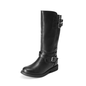 DREAM PAIRS Girls Knee High Riding Boots