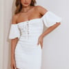 Dates At Sunset Mini Dress White