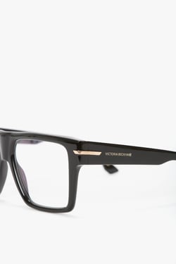 Victoria Beckham Sculpted Flat Top Frame In Black - ONE SIZE - Womens