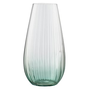 Galway Crystal Erne 12" Vase Aqua