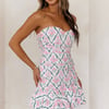 Dance My Way Mini Dress Green