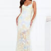 Lush Style Maxi Dress Yellow