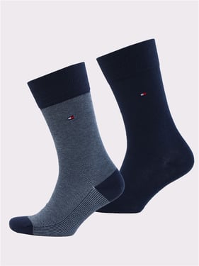 Tommy Jeans 2-Pack Socks - Navy - 43/46