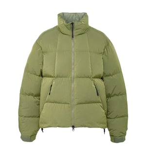 Goldwin Dope Dyed Ripple Nylon Down Jacket Uji Tea