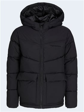 Jack & Jones Junior Puffer Jacket - Black - 14Y