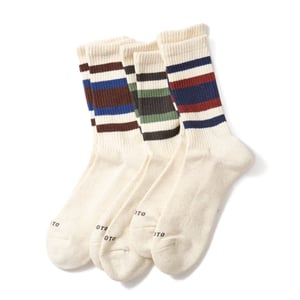 ROTOTO 3 Pack Everyday Athletic Socks Pack B Multi