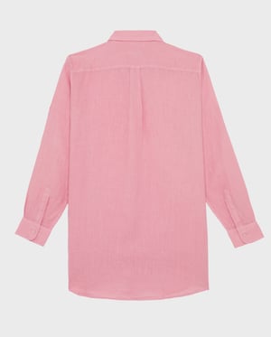 Vilebrequin - Women Linen Dress Solid - Dress - Fragance - Pink - Size XL