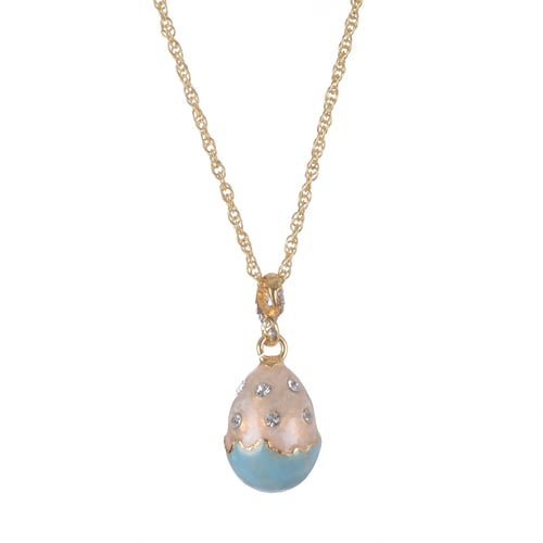 Turquoise Egg Pendant Necklace