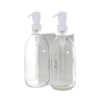 White Double Wall Mounted Soap Dispenser