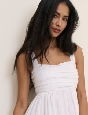 White Sunira Maxi Dress