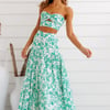 RUNAWAY Ayla Maxi Skirt Green
