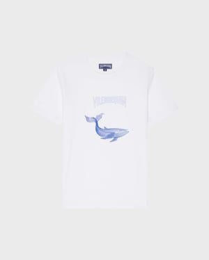 Vilebrequin - Men Organic Cotton T-shirt Whales - Tee Shirt - Thom - White - Size XXXL