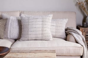 nkuku Mayla Cushion Cover | Textiles | Natural | Long 48 x 110 cm