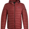Weird Fish Flete Lightweight Showerproof Padded Hooded Jacket Foxberry Size 2XL
