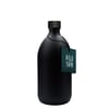 Black Glass Storage Bottle and Cap