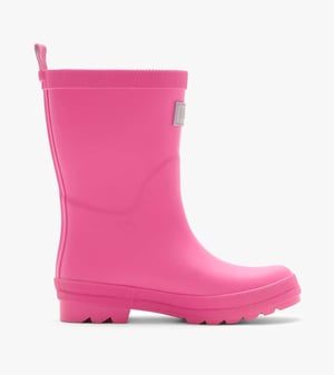 Girls Pink Yarrow Matte Rain Boots