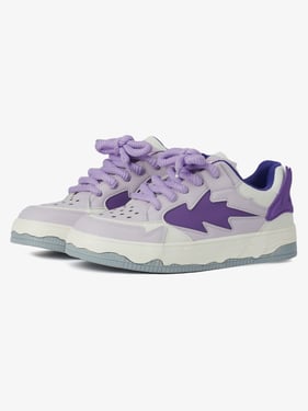Thesupermade Niche Retro Couple Board Shoes - Purple / 42