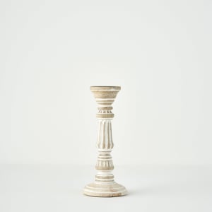 Esta Mango Wood Taper Candle Holder - 13"