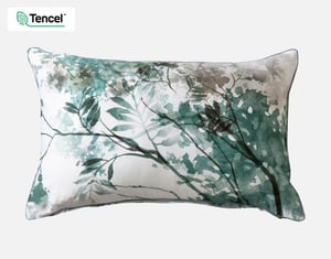 QE Home Canopy Pillow Sham, Botanical, Green, Queen