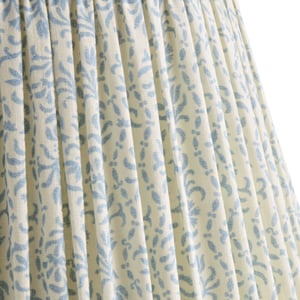 40cm Straight empire shade in wavelet 'posy' linen by Ellen Merchant