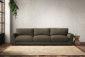 nkuku Guddu Sofa | Make To Order | Super Grand | Recycled Cotton Moss