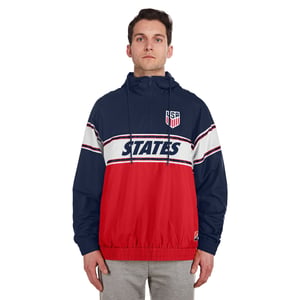 Men's New Era USMNT 1/4 Zip Pullover Hoodie / 3X