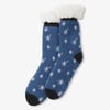 Snowflakes Women's Sherpa Lined Cabin Sock
