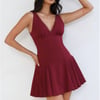 Boost My Mood Mini Dress Burgundy