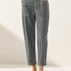 Linen Simple Button Fly Trousers HEIDI - Neutral Grey / M