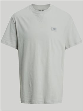 Jack & Jones Plain O-Neck T-Shirt - Grey / High-Rise - L