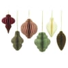 3" Paper Honeycomb Assorted Ornament