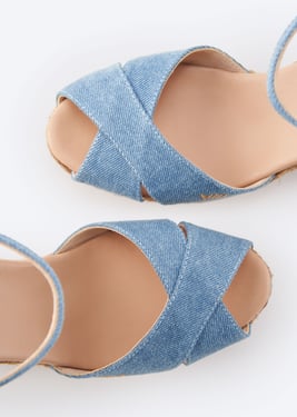 Aiguablava Archive Canvas Espadrille Sandal Wedges