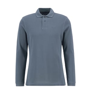 Barbour Essential L/S Polo Shirt Bluestone