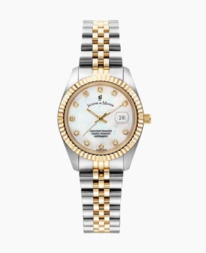 Inspiration Elegance 31mm Three-hands Two-tone White dial Stainless steel swiss watch - 31 mm