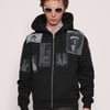 ST Multipatch Zip Hoodie in Black