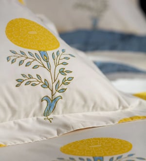 Molly Mahon Marigold 100% Cotton Duvet Cover