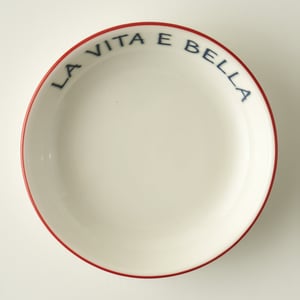 Line Large Porcelain Serving Bowl