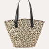 DuoWeave Chic Tote - Black / One-Size