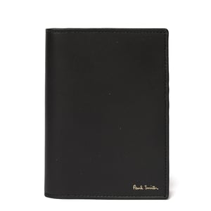 Paul Smith Signature Stripe Passport Cover Black
