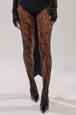 AKIRA Lili Tights | Black | Size Small/Medium